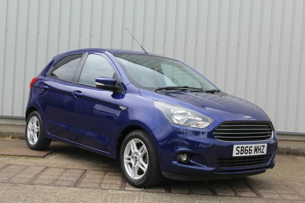 Ford KA+ Hatchback 1.2 Ti-vct Zetec 2016 SB66MHZ Blue #2
