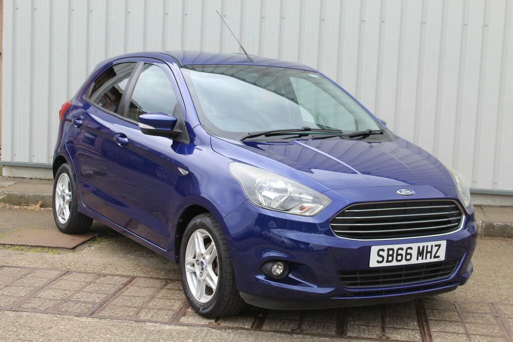 Ford KA+ Hatchback 1.2 Ti-vct Zetec 2016 SB66MHZ Blue #5