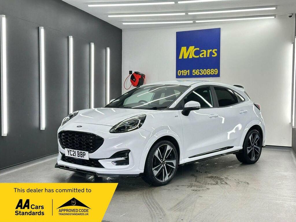 Ford Puma Suv 1.0T Ecoboost Mhev St-line X Euro 6 Ss White