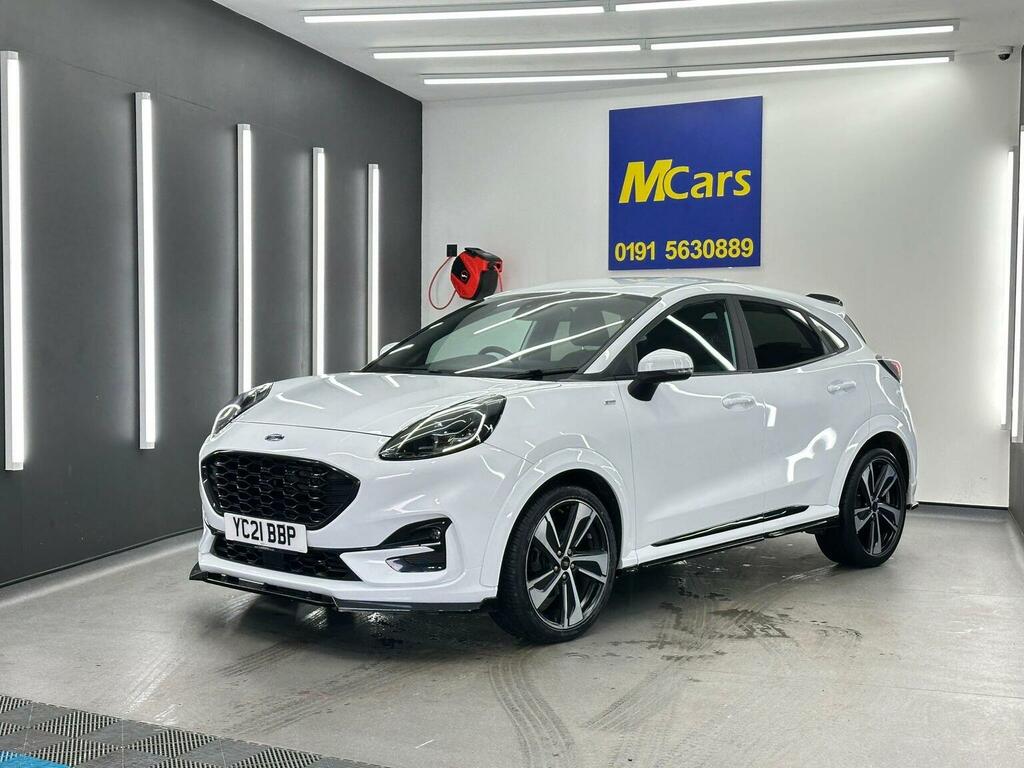 Ford Puma Suv 1.0T Ecoboost Mhev St-line X Euro 6 Ss YC21BBP White #3