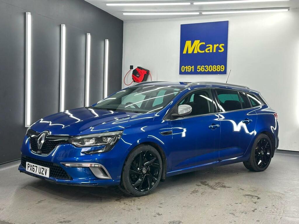 Renault Megane Estate 1.6 Tce Gt Nav Sport Tourer Edc Euro 6 Ss Blue