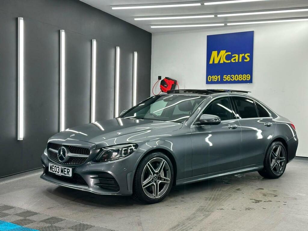 Mercedes-Benz C Class Saloon 2.0 C300d Amg Line Premium Plus G-tronic Grey