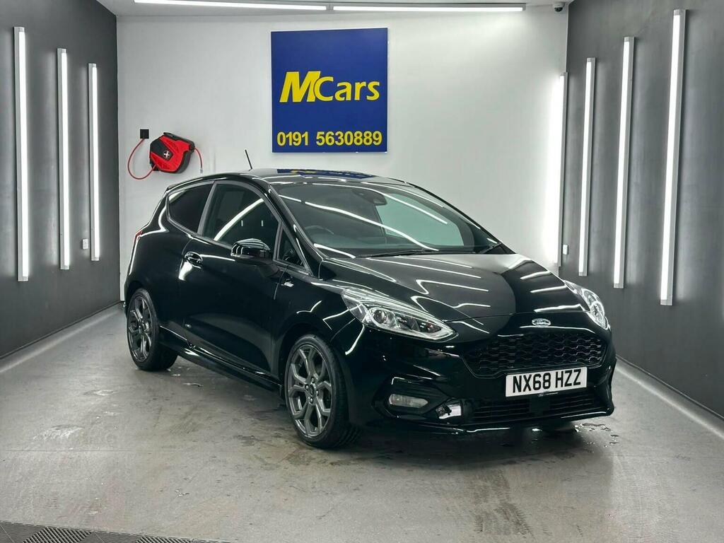 Ford Fiesta Hatchback 1.0T Ecoboost St-line Euro 6 Ss NX68HZZ Black #5