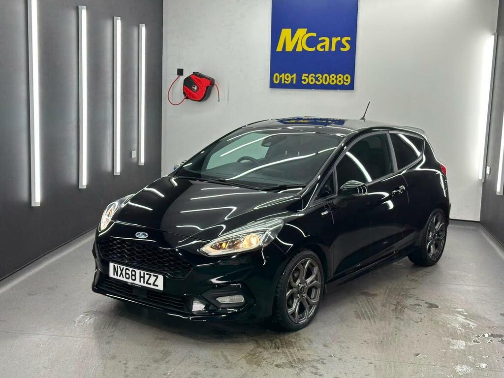 Ford Fiesta Hatchback 1.0T Ecoboost St-line Euro 6 Ss NX68HZZ Black #2