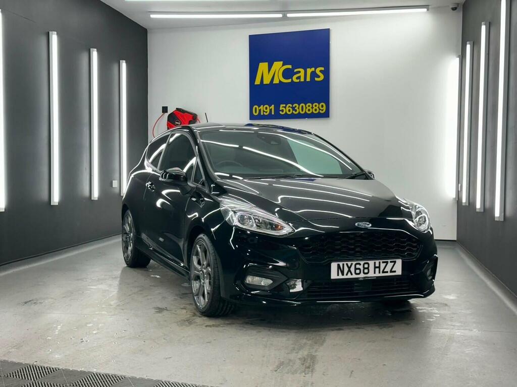 Ford Fiesta Hatchback 1.0T Ecoboost St-line Euro 6 Ss NX68HZZ Black #4