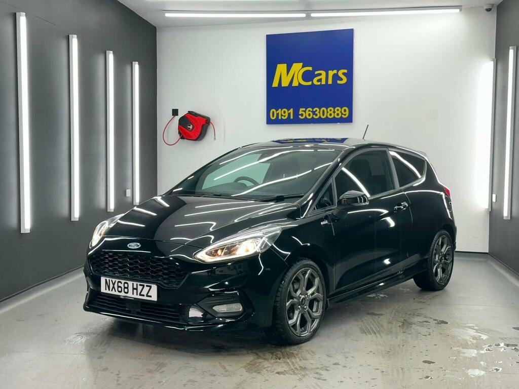 Ford Fiesta Hatchback 1.0T Ecoboost St-line Euro 6 Ss NX68HZZ Black #3