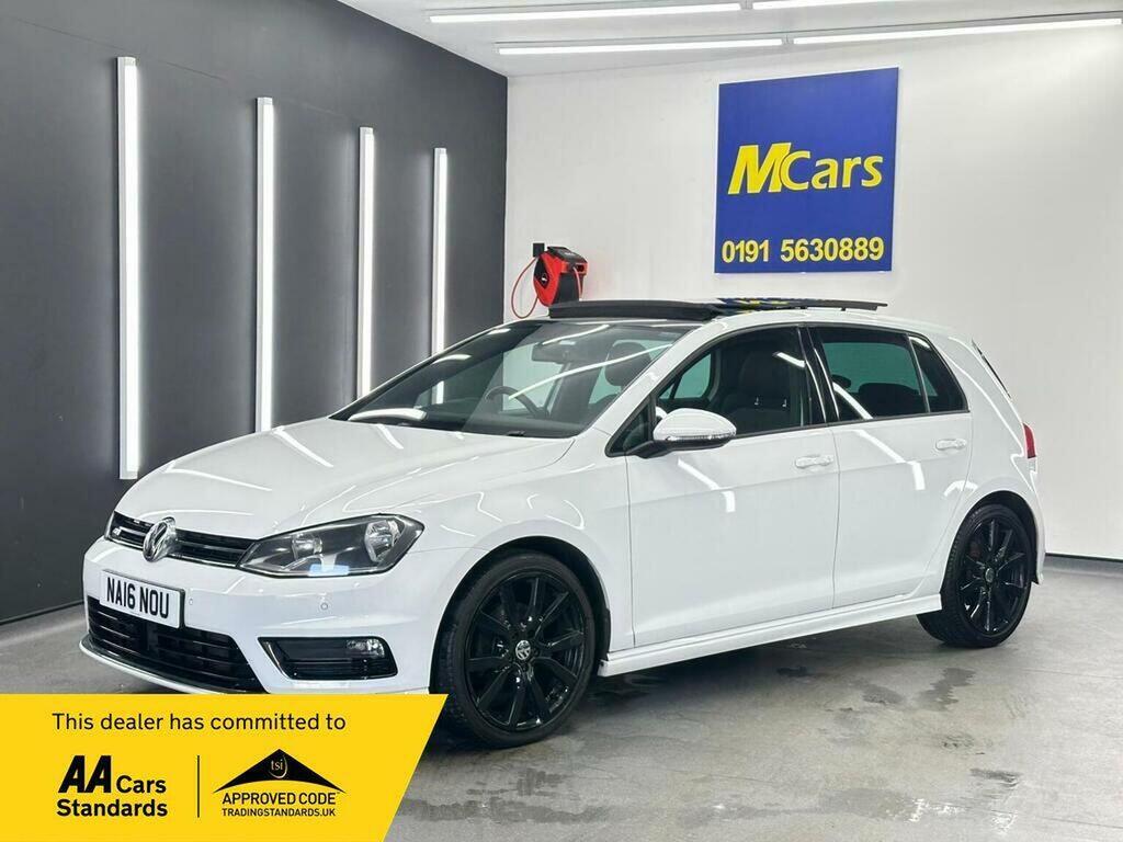 Volkswagen Golf Hatchback 2.0 Tdi Bluemotion Tech R-line Edition E White