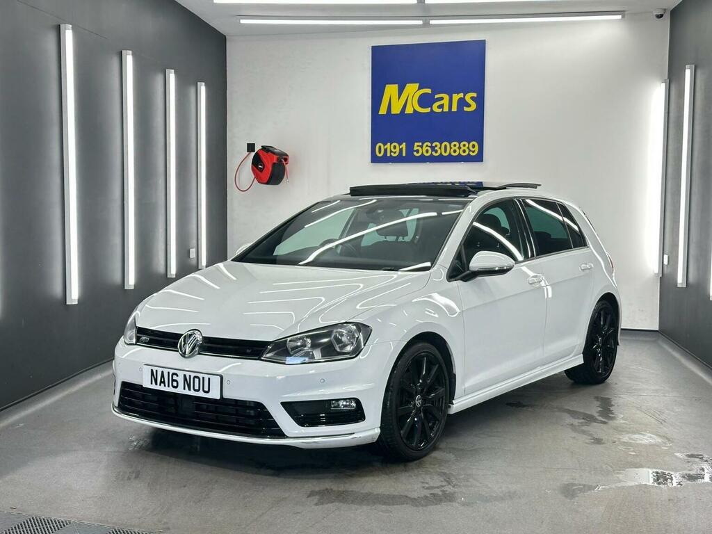 Volkswagen Golf Hatchback 2.0 Tdi Bluemotion Tech R-line Edition E NA16NOU White #3