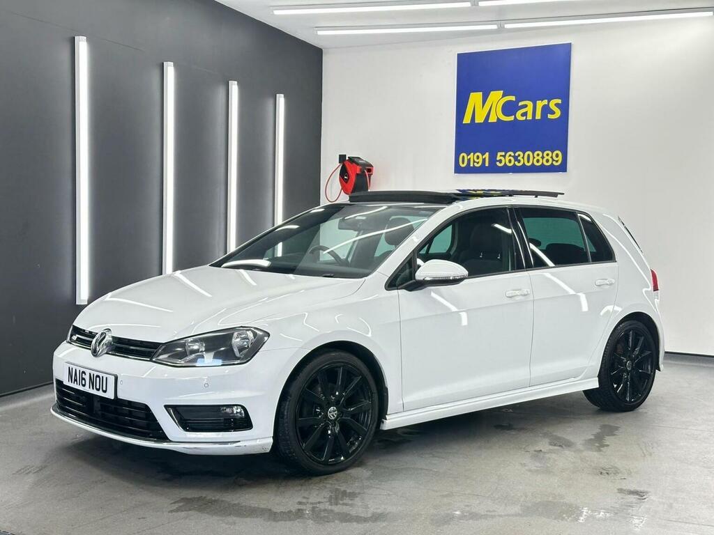 Volkswagen Golf Hatchback 2.0 Tdi Bluemotion Tech R-line Edition E NA16NOU White #2