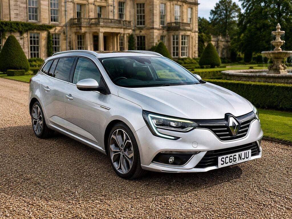 Renault Megane 1.6 Dci Signature Nav Sport Tourer Euro 6 Ss Silver