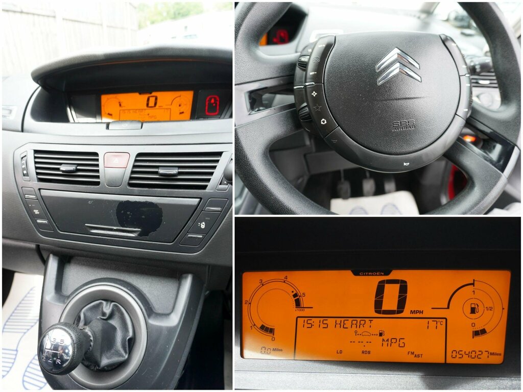 Citroen Grand C4 Picasso 1.6 Hdi Sx Euro 4 Red #6