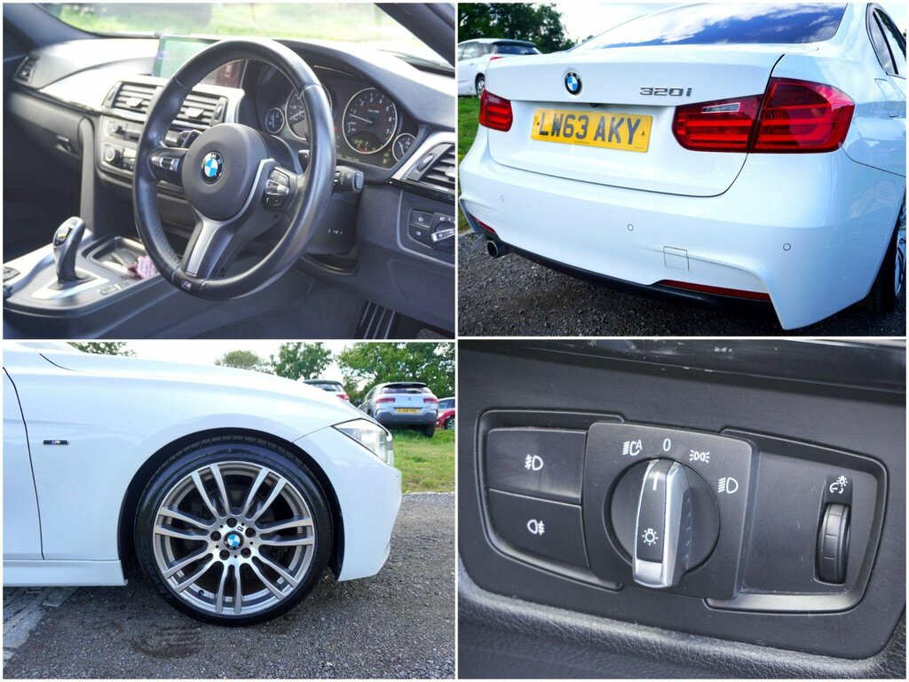 BMW 3 Series 2.0 320I M Sport Saloon Euro 6 S White #6