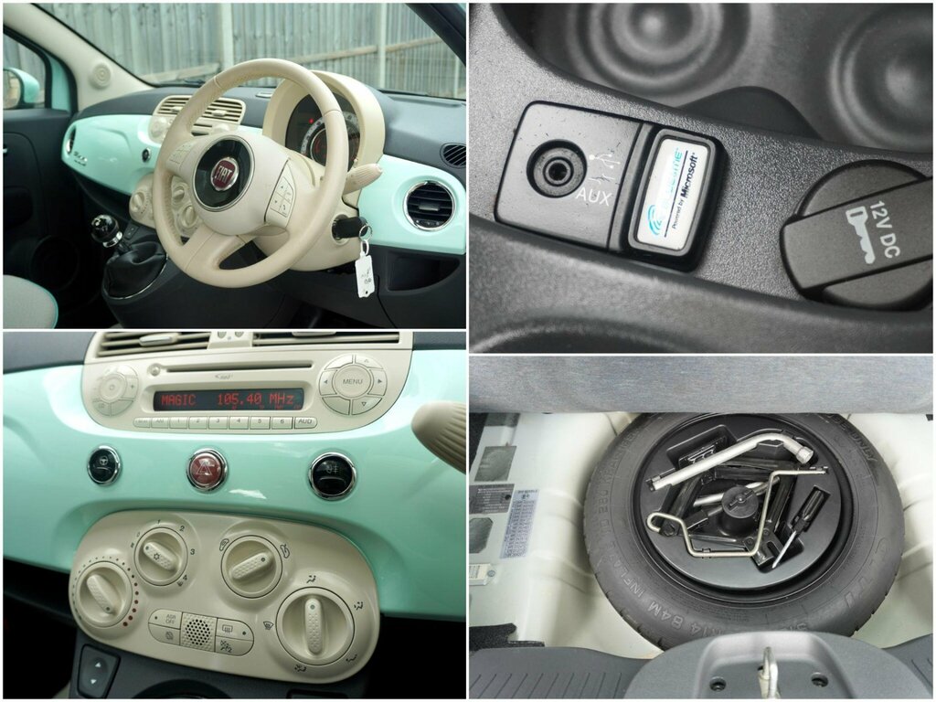 Fiat 500 1.2 Lounge Euro 6 Ss Green #6