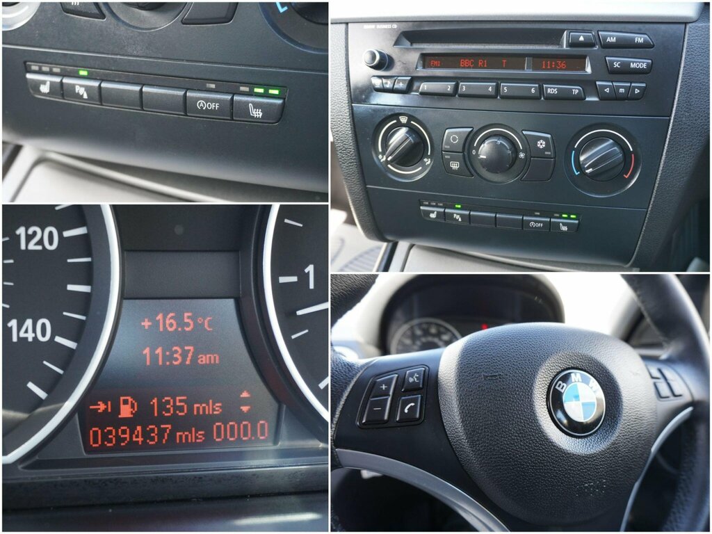 BMW 1 Series 2.0 116I Sport Euro 5 Black #5