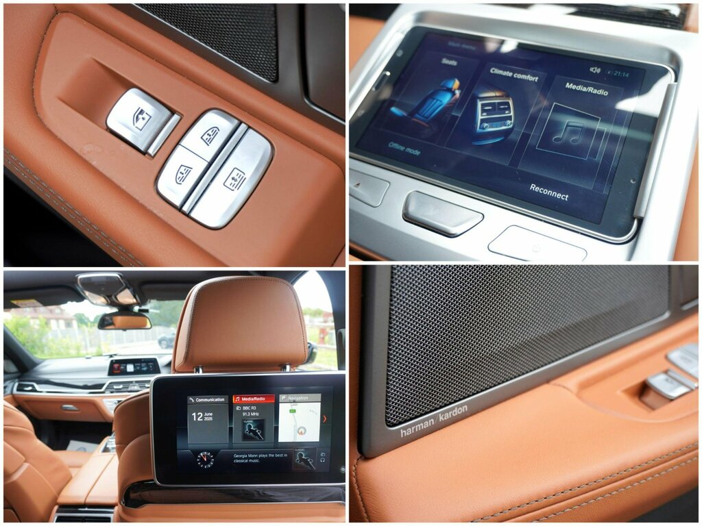 BMW 7 Series Black #8