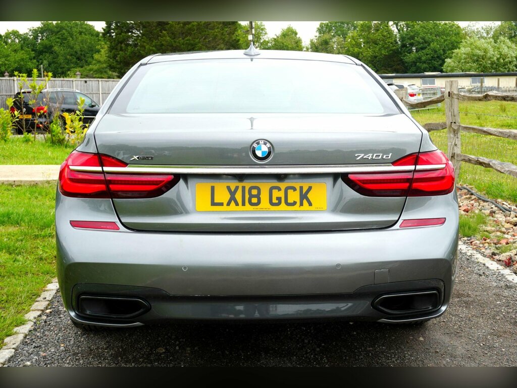 BMW 7 Series Black #20