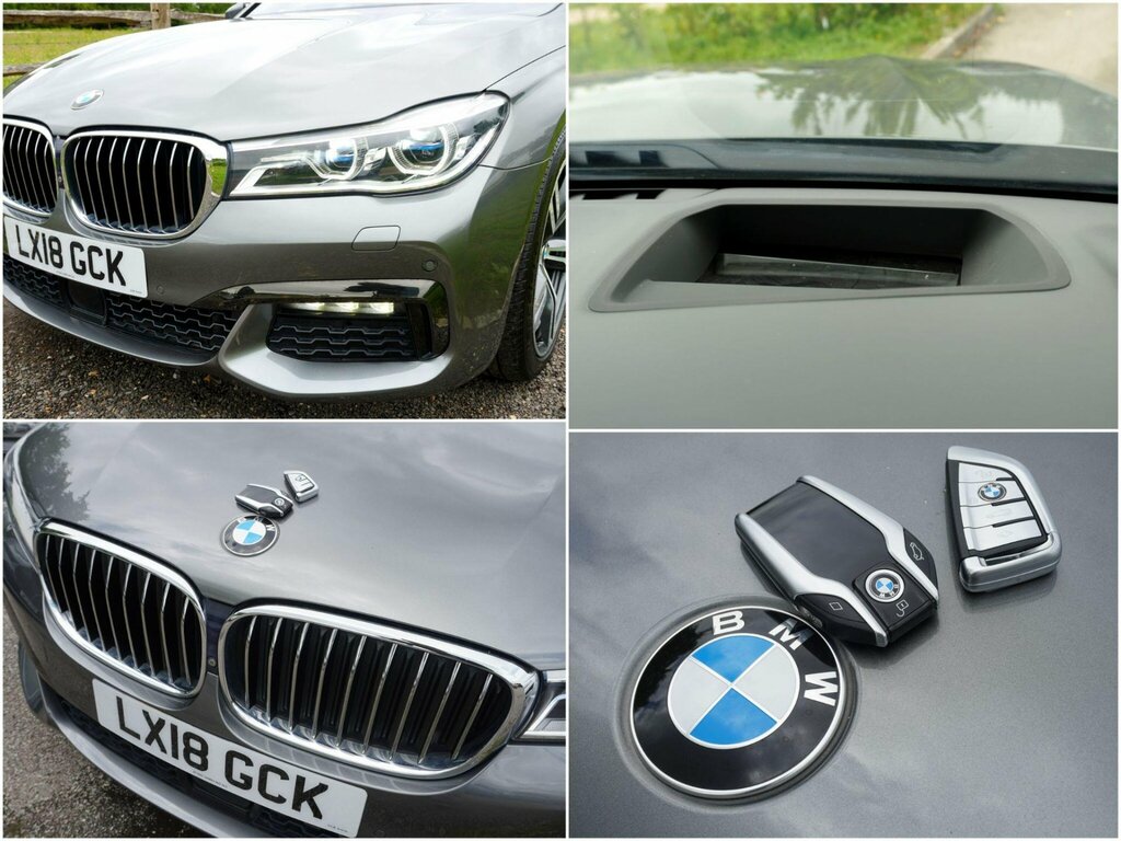 BMW 7 Series 3.0 740D M Sport Saloon Xdrive Eur Grey #6