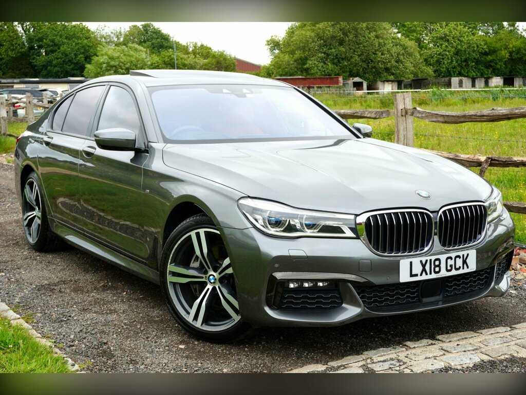BMW 7 Series 3.0 740D M Sport Saloon Xdrive Eur Grey #3