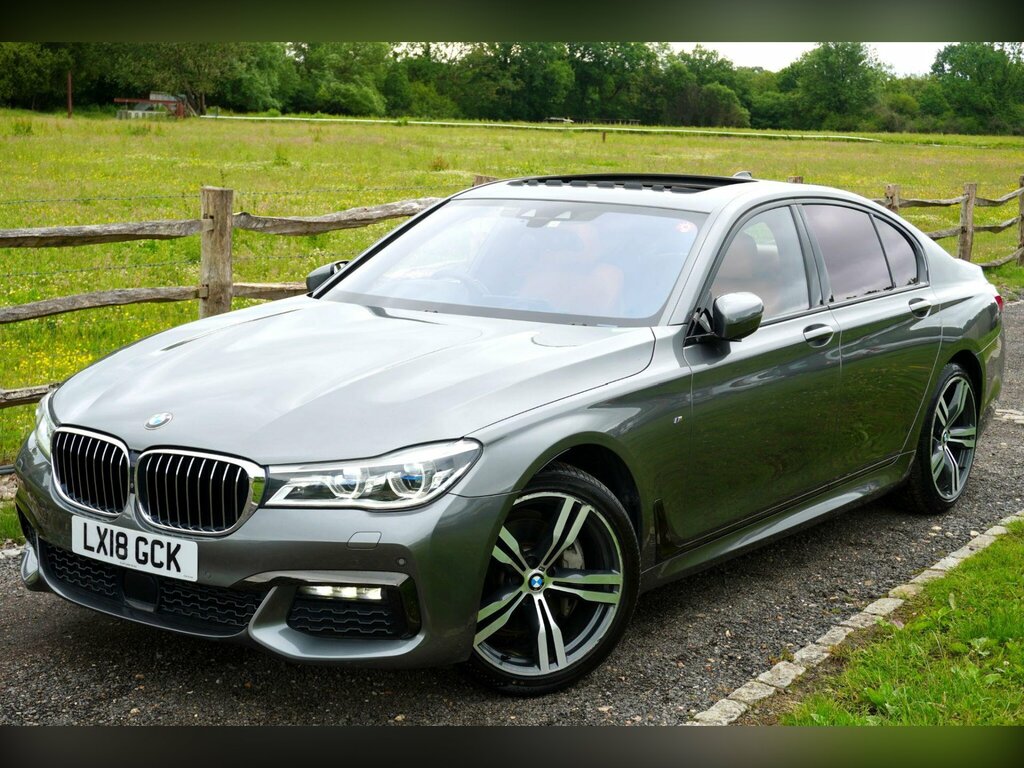 BMW 7 Series Black #32