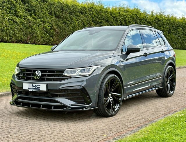 Volkswagen Tiguan 2.0 Tdi R-line Suv FG72MGJ Grey #2