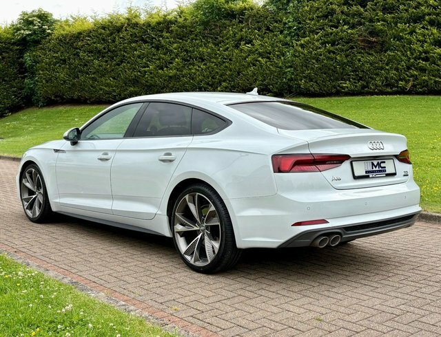 Audi A5 2.0 Tdi S Line White #4