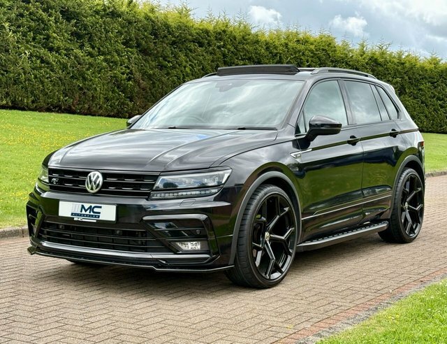 Volkswagen Tiguan 2.0 Tdi R-line Suv Black #2