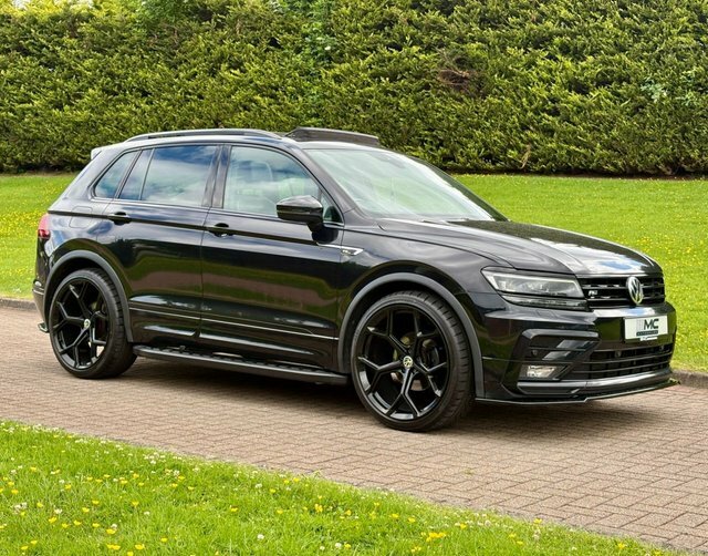 Volkswagen Tiguan 2.0 Tdi R-line Suv Black #6