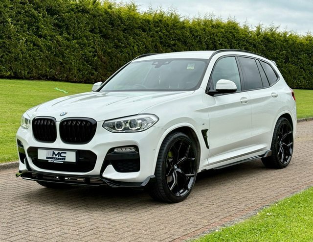 BMW X3 2.0 20D M Sport White #2