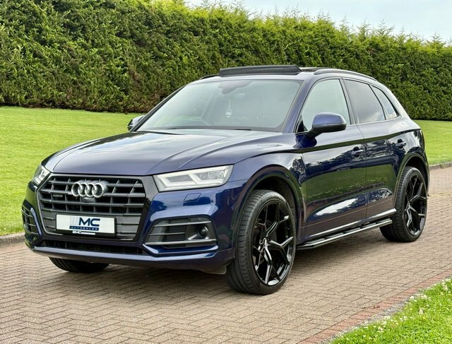 Audi Q5 2.0 Tdi S Line Blue #2
