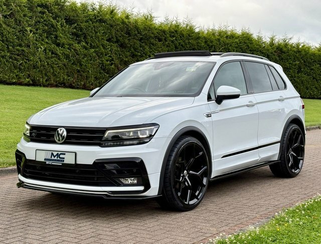 Volkswagen Tiguan 2.0 Tdi R-line Suv White #2