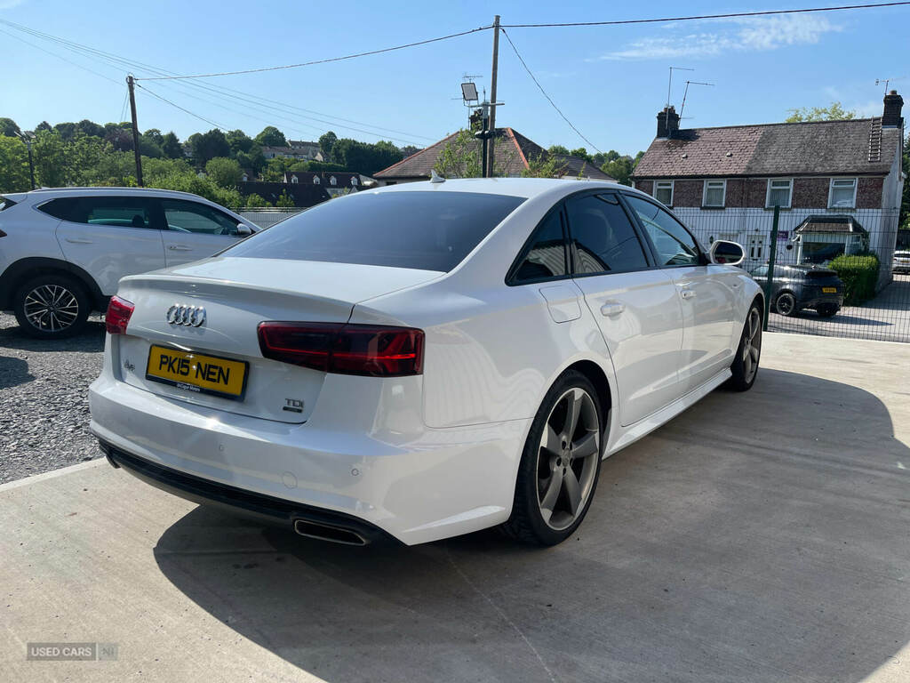 Audi A6 2.0 Tdi Ultra Black Edition White #3