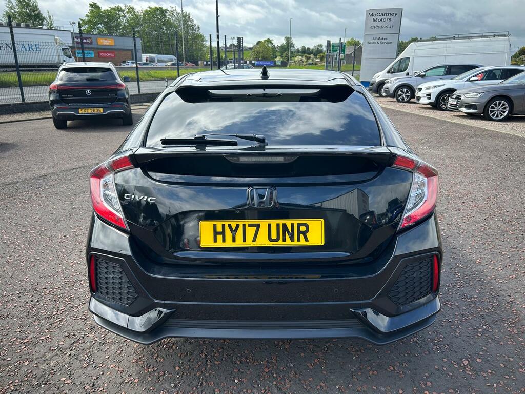 Honda Civic 1.0 Vtec Turbo Ex HY17UNR Black #5