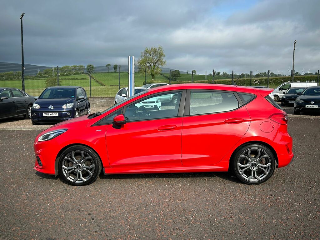 Ford Fiesta 1.5 Tdci 120 St-line ST18NWB Red #4