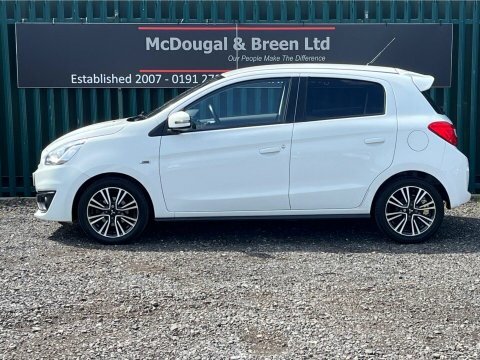 Mitsubishi Mirage Juro White #2
