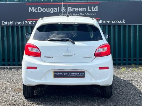 Mitsubishi Mirage Juro White #5