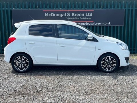 Mitsubishi Mirage Juro White #4