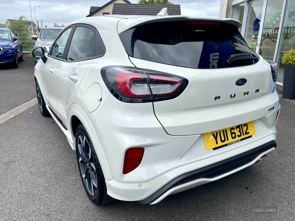 Ford Puma 1.0 Ecoboost Hybrid Mhev St-line X First Ed YUI6312 White #5