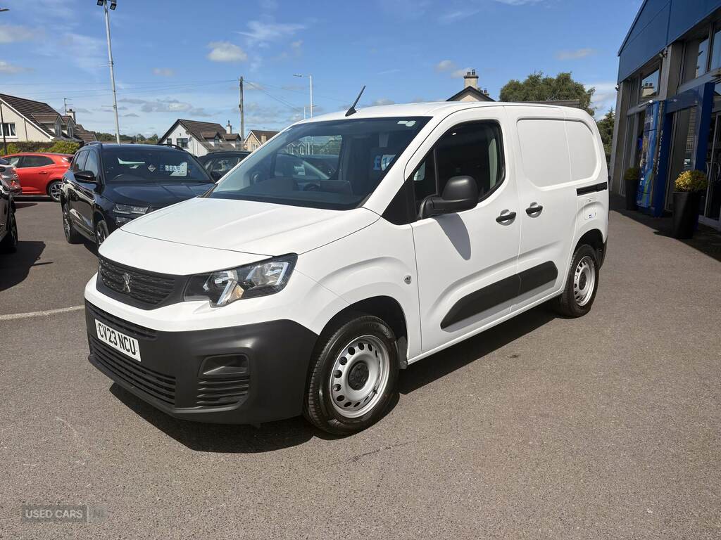 Peugeot Partner 1000 1.5 Bluehdi 100 Professional Premium Van White #6