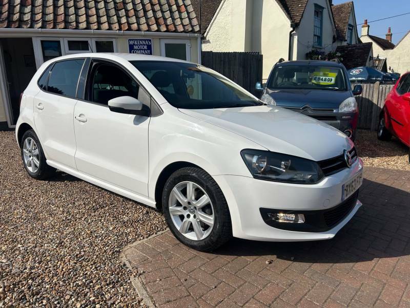 Volkswagen Polo 1.2 Match Edition Euro 5 - 2013 63 BX63FXT White