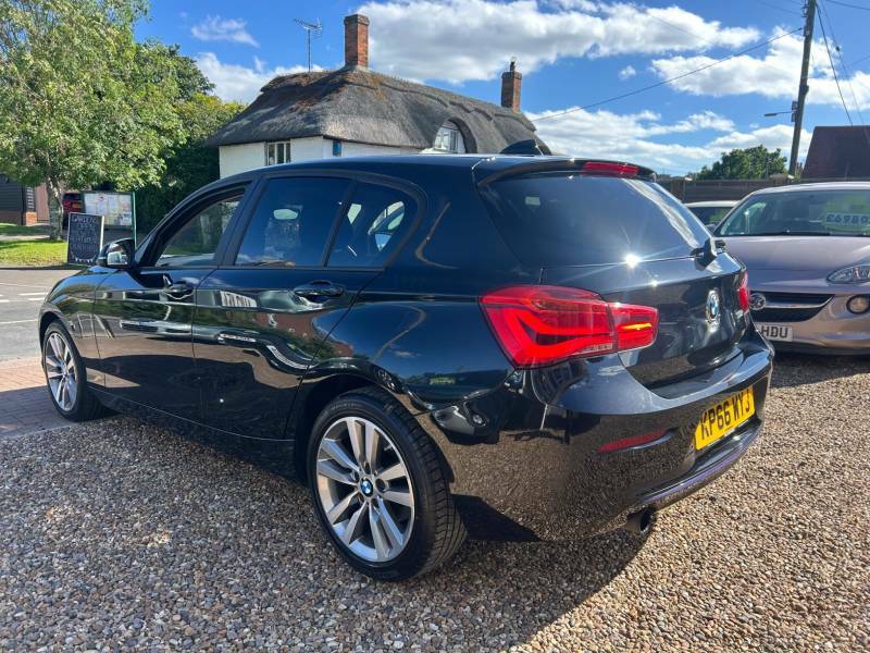 BMW 1 Series 1.5 118I Sport Euro 6 Ss - 2016 66 KP66WYJ Black #5