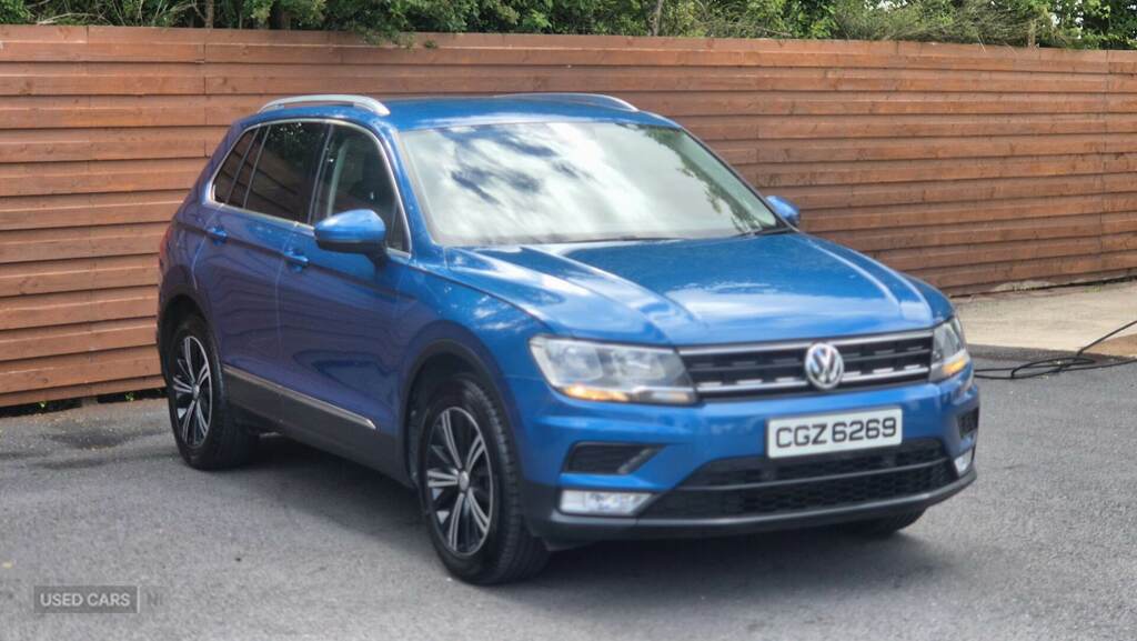 Volkswagen Tiguan 2.0 Tdi 150 Se Nav CGZ6269 Blue #4