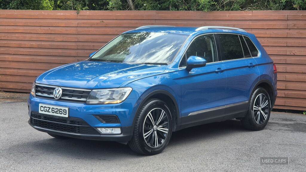 Volkswagen Tiguan 2.0 Tdi 150 Se Nav CGZ6269 Blue #6