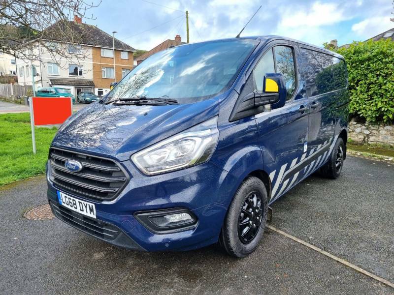 Ford Transit Custom 2.0 Ecoblue 130Ps Low Roof Trend Van - 2018 68 Blue