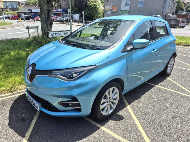 Renault Zoe 80Kw Iconic R110 50Kwh Rapid Charge Blue