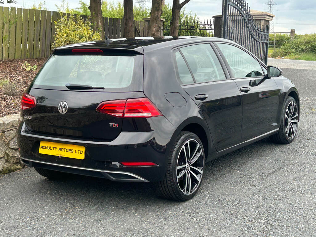 Volkswagen Golf 1.6 Tdi Se Nav WM17JHJ Black #2