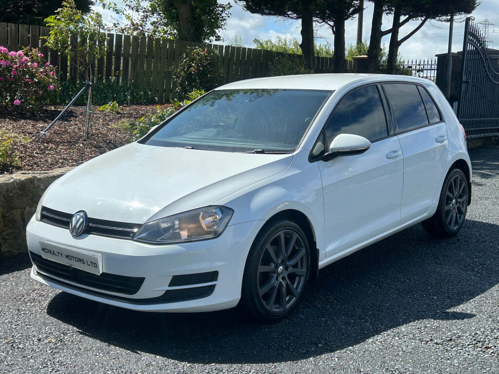 Volkswagen Golf 1.6 Tdi 105 Se MX63YJD White #4