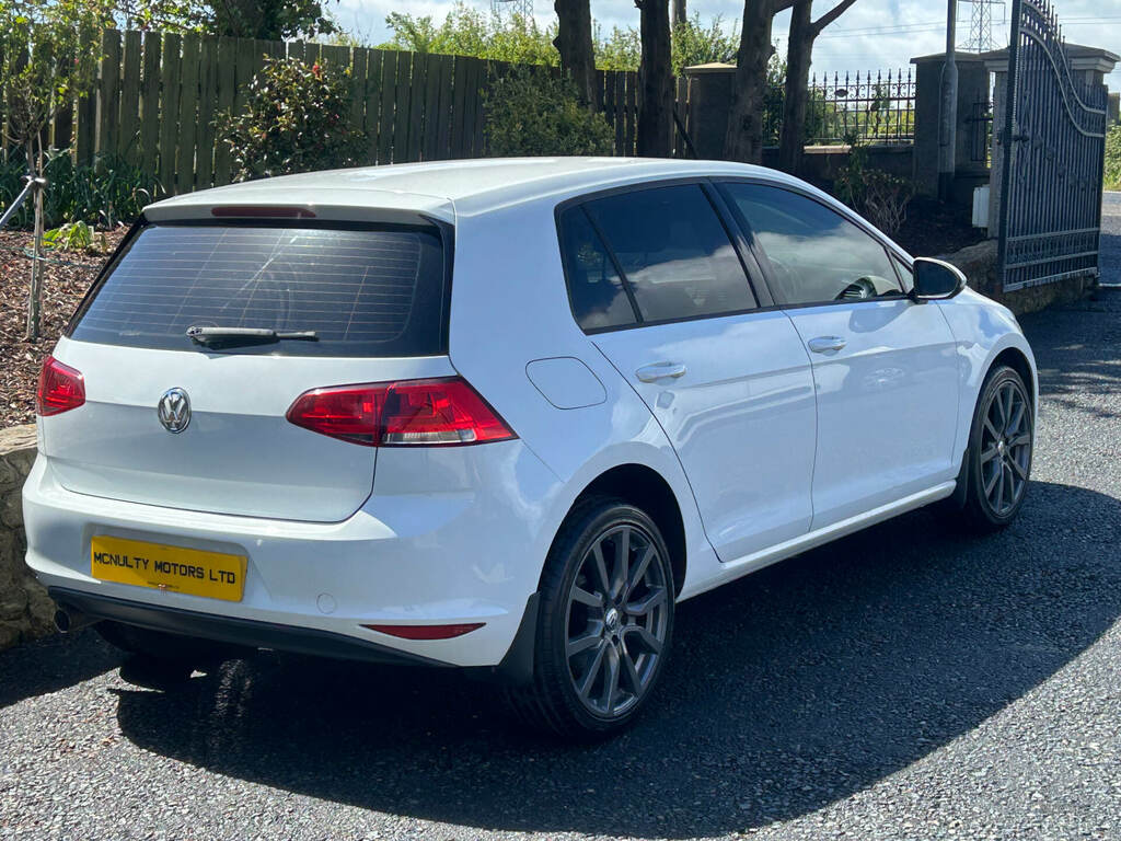 Volkswagen Golf 1.6 Tdi 105 Se MX63YJD White #3