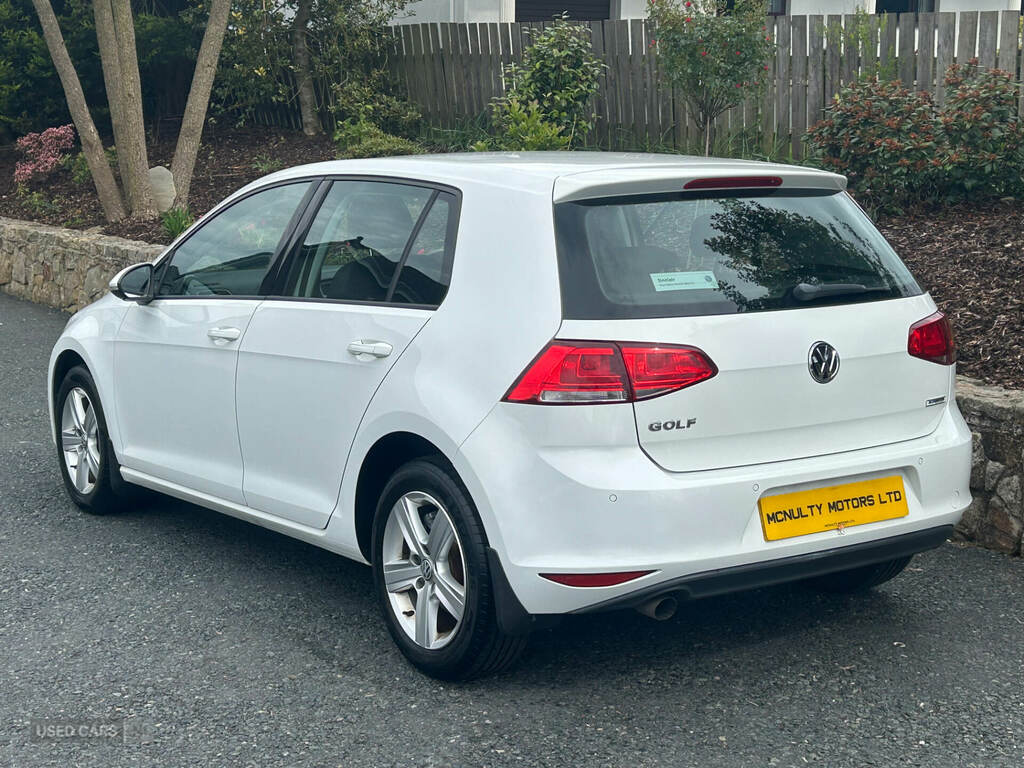 Volkswagen Golf 1.6 Tdi 105 Match WD14XZT White #6