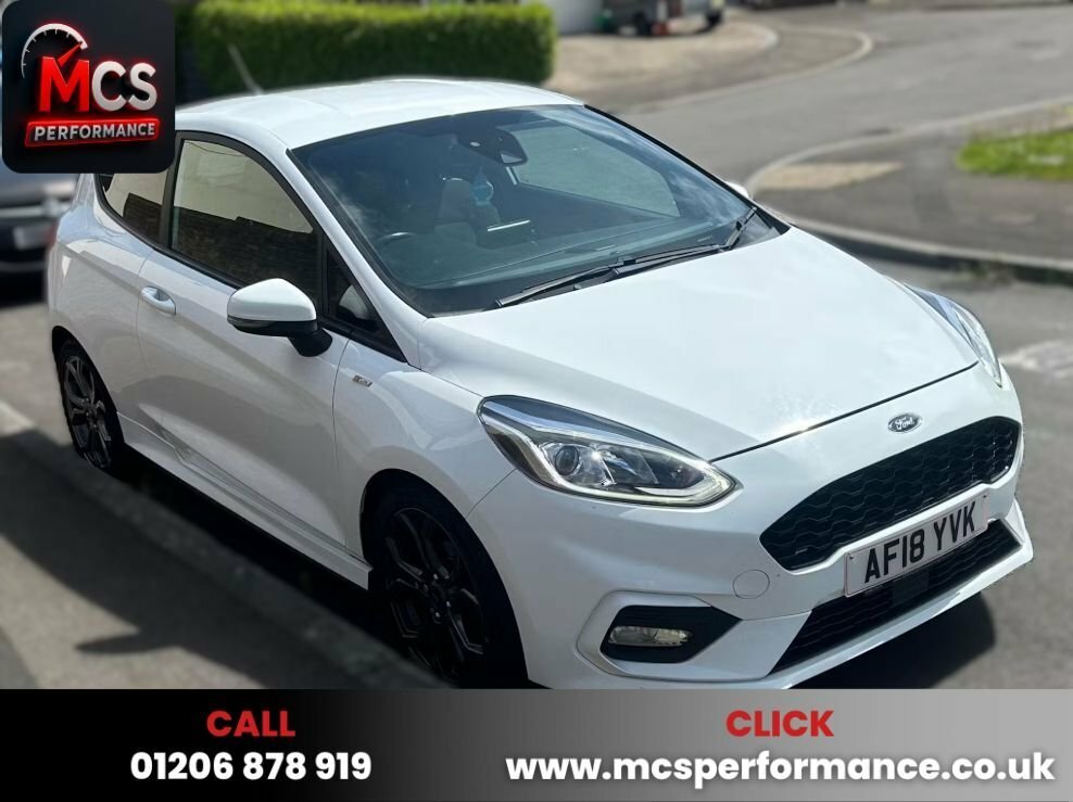 Ford Fiesta 1L St-line AF18YVK White #2