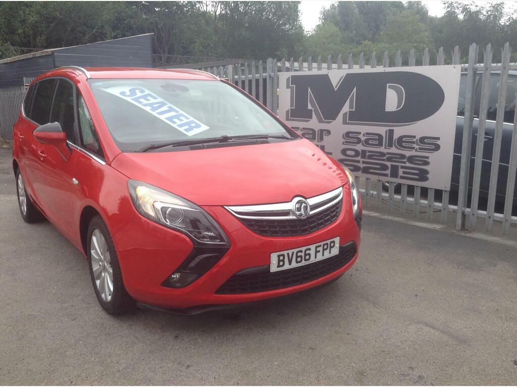 Vauxhall Zafira Tourer 1.4I Turbo Tech Line Euro 6 Red